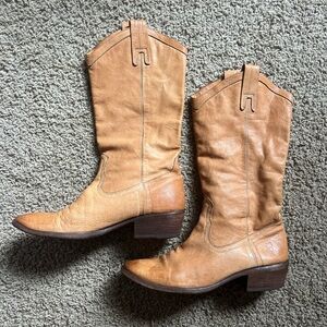 Frye cowboy campus boots